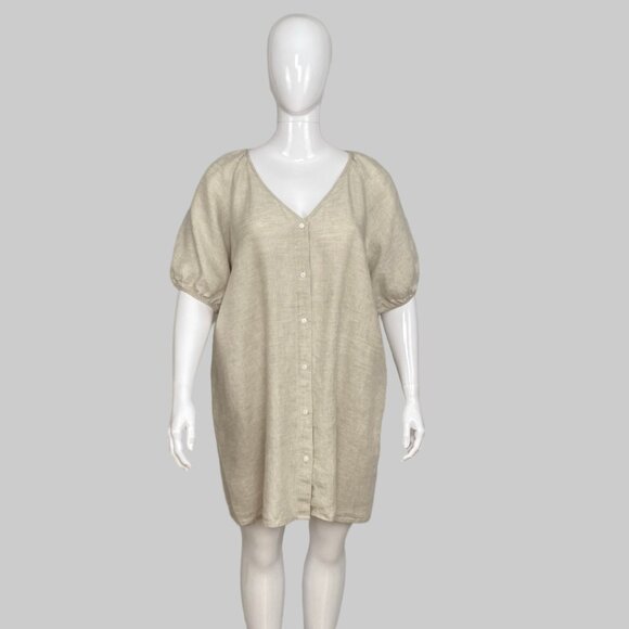 Wilfred short sleeve linen dress - Picture 1 of 8